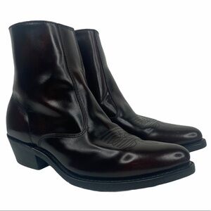 Laredo Long Haul Side Zip Cowboy Ankle Boots